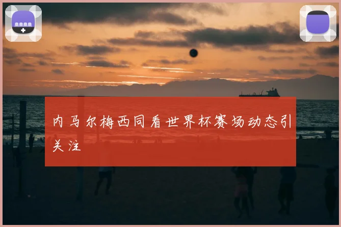 内马尔梅西同看世界杯赛场动态引关注